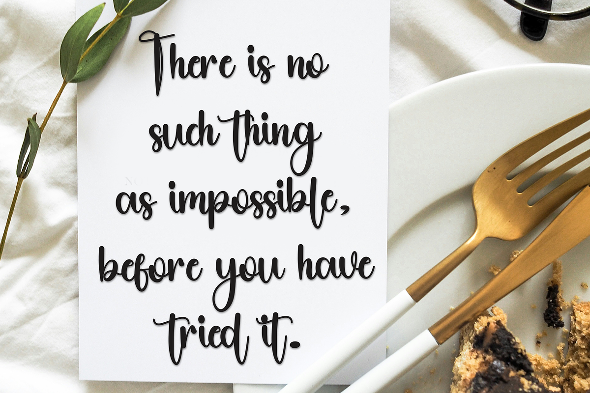 Absolute, a Handwritten Font by FreshTypeINK (Photo 7 of 7)