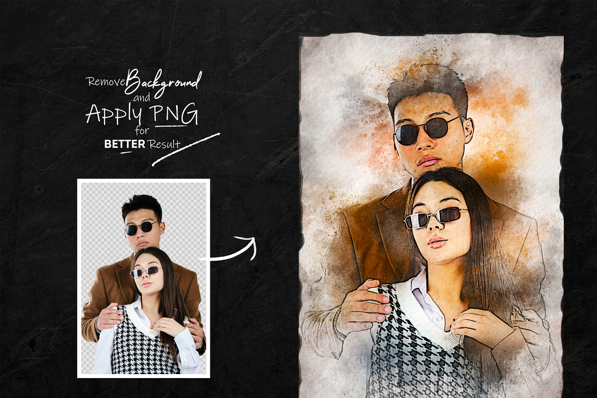 Spatter Painting Photo Effect Mockup, a Brushes & More by zahidhossainalif (Photo 4 of 17)
