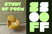 Nobu - Bold Block Display Logo Font, a Sans Serif Font by Pekotype (Thumbnail 9 of 15)