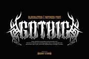 Music Blacker - Gothic Font, a Blackletter Font by Iqsiart Studio (Thumbnail 5 of 11)
