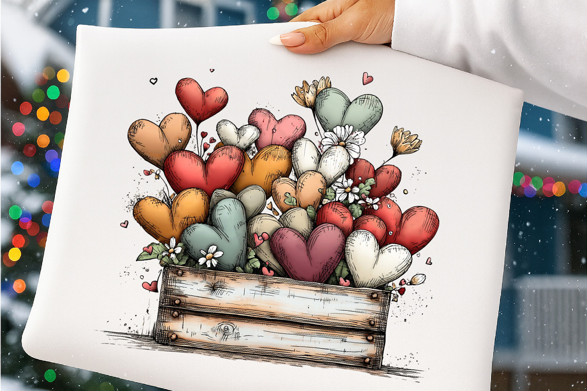 Whimsical Hearts Clipart, an Illustration by SinaCreation (Photo 10 of 11)