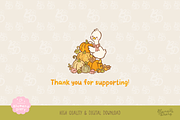 Pumpkin Patch Goose Clipart, a Seasonal Illustration by Blumensdiary (Thumbnail 6 of 6)