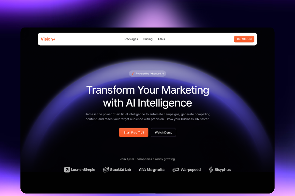 Saas Landingpage Design, an UI Kit Template by Ahmed Rubel (Photo 3 of 5)