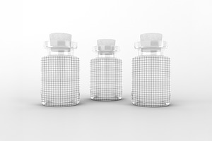 Cork Bottle Mockup, a Packaging Mockup by Qaleb Studio