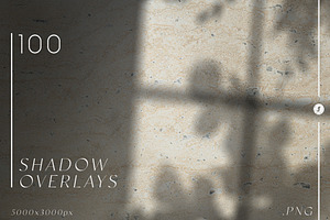 100 Shadow Photo Overlays