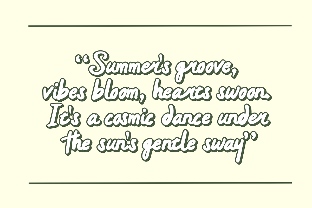 Verdonk - Retro Script Display, a Script Font by Mofr 24 (Photo 3 of 8)