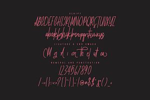 Autica Monthgel Monoline Script Sans