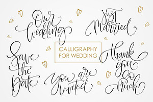 Wedding  Calligraphy  Bundle