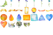95 Bird Watercolor Clipart Graphics, an Animal Illustration by LilyBoo Clipart (Thumbnail 4 of 4)