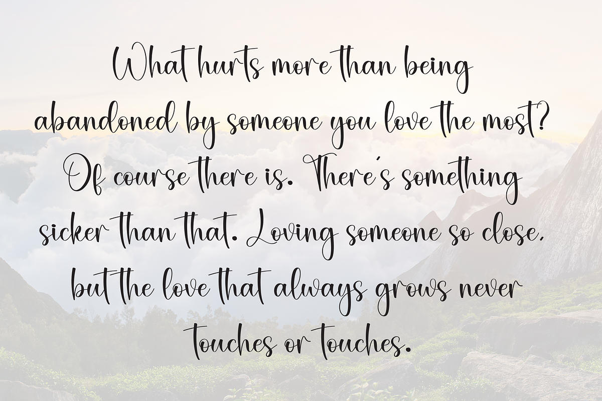 Daddy | Script Font, a Handwritten Font by Scratchones (Photo 6 of 8)