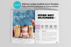 Canva Recipes CookBook Template