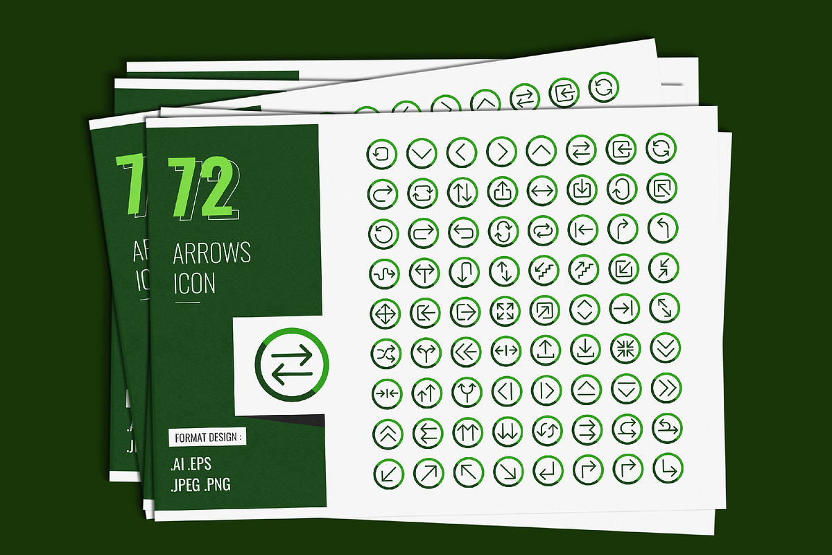 Arrows Icon Design, an Outline Icon by shin_std