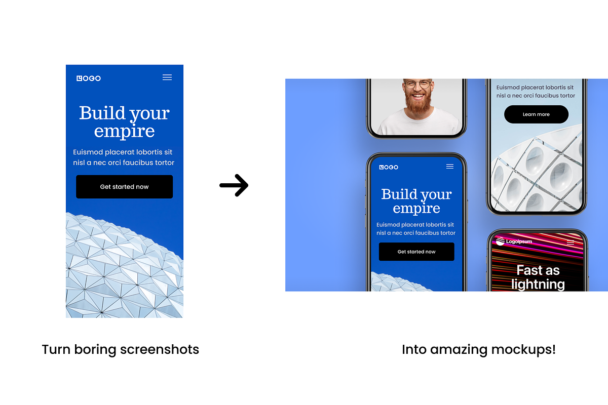 Profolio - Design Portfolio Mockups, an iPhone Mockup by Craig Barber (Photo 2 of 10)