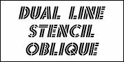 Dual Line Stencil JNL, a Sans Serif Font by Jeff Levine Fonts (Thumbnail 4 of 5)