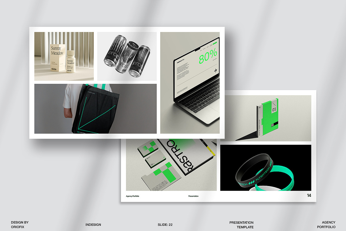 Agency Portfolio Presentation, a Presentation Template by Oriofix (Photo 3 of 10)