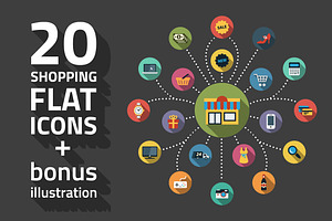 Shopping Flat Icons
