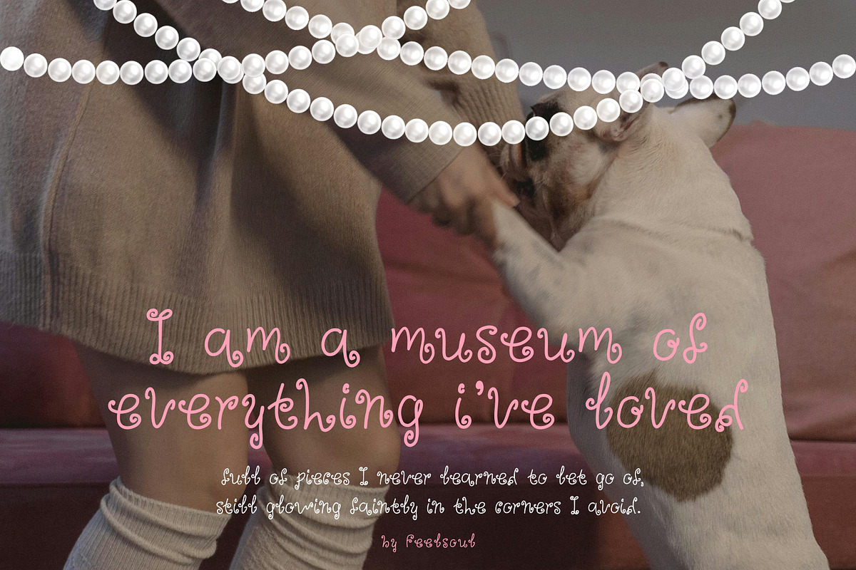 Darling Girly Font, a Handwritten Font by Feelsoul (Photo 4 of 9)