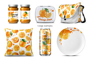 Watercolor oranges, a Food Illustration by ognivo (Thumbnail 3 of 3)