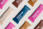 Protein Bar Mockup, a Packaging Mockup by GraphicWave (Thumbnail 1 of 9)