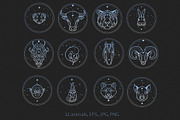 Eastern horoscope. Vector drawings, an Animal Illustration by Nadia Murash (Thumbnail 3 of 5)