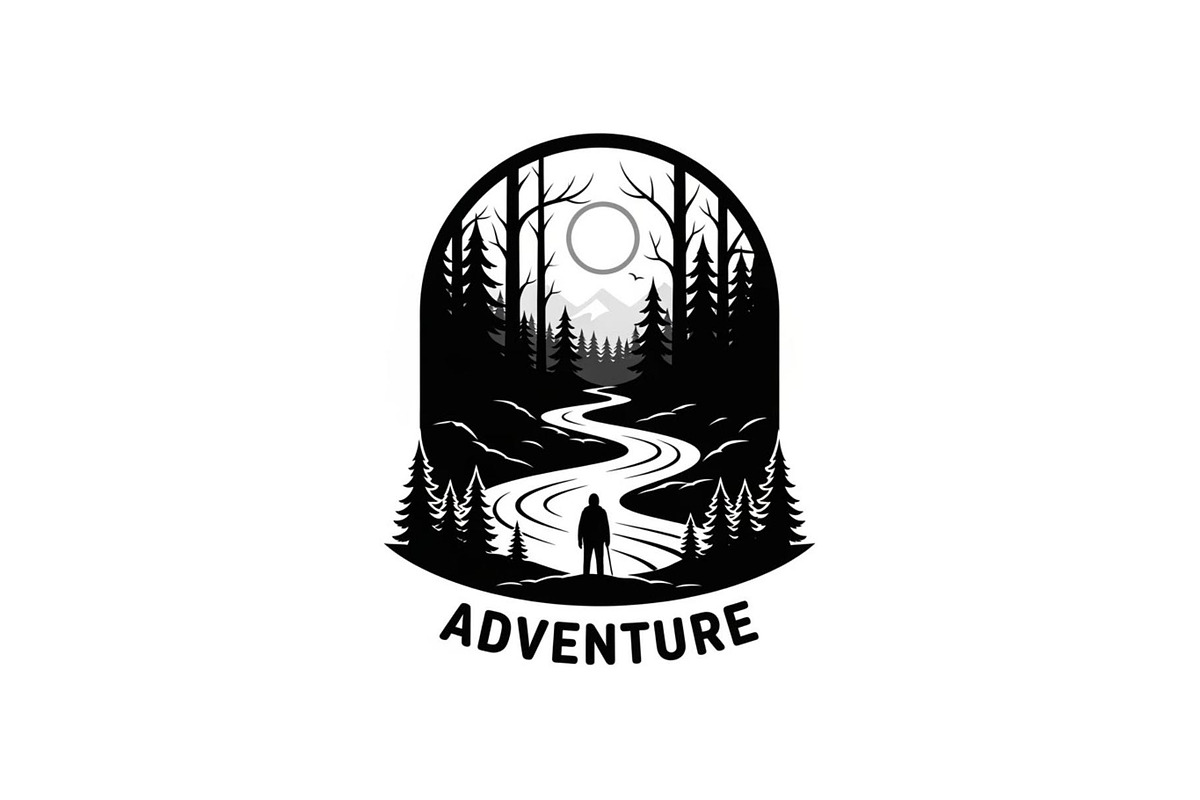 Nature Landscape Silhouette Vector B, an Illustration by Designer_Momina (Photo 6 of 51)