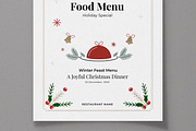 Christmas Food Menu for Restaurants, a Flyer Template by MightyDesign (Thumbnail 3 of 8)