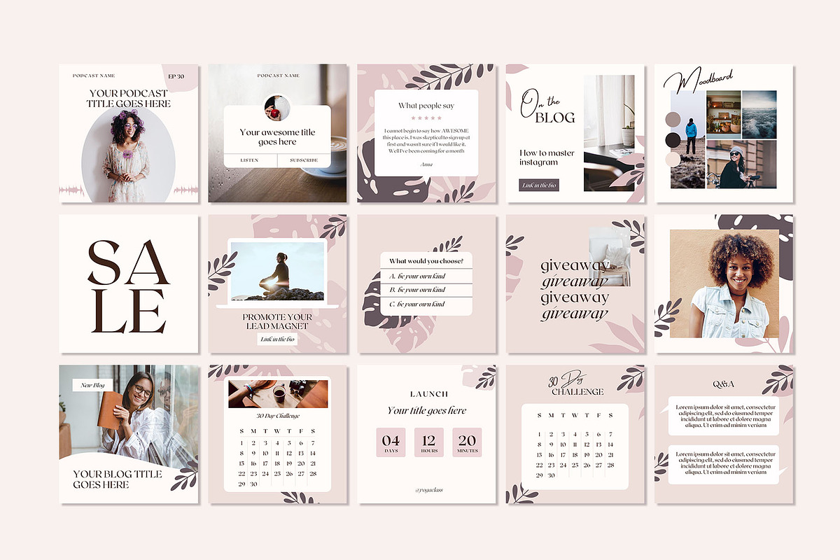 Entrepreneur Instagram Marketing, a Social Media Template by Kseniia_Design (Photo 9 of 12)