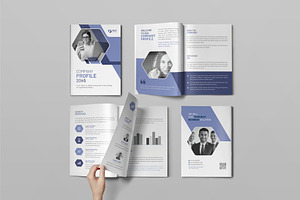 Company Portfolio Template, a Brochure Template by VectStock