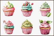 Pink Cupcake Clipart, an Illustration by Sublimation Artist (Thumbnail 3 of 6)