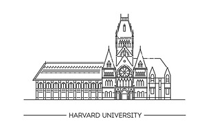 United States, Harvard Illustration, an Education Illustration by Tettygreen