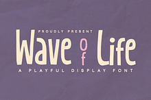 Wave of Life - Display Font