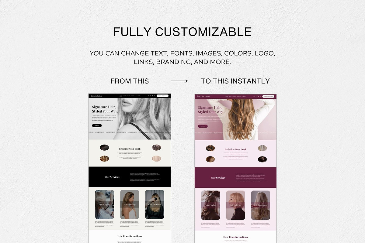 Squarespace 7.1 Template: Théorie, a Squarespace Template by Deb Creative Studio (Photo 6 of 9)