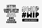 Letter Sketch - Hand Drawn Typeface, a Font by Motokiwo (Thumbnail 2 of 7)
