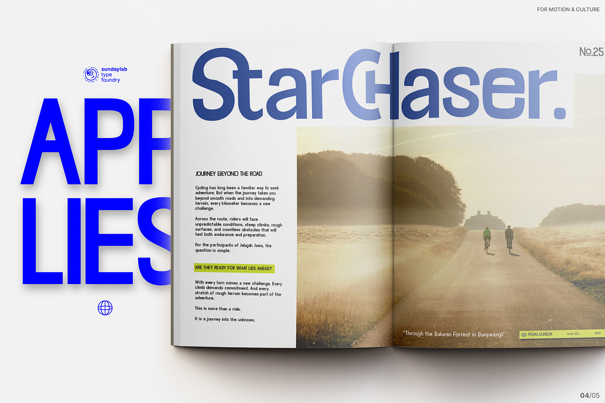 Saltriver Grotesk, a Sans Serif Font by Sundaylab (Photo 4 of 5)