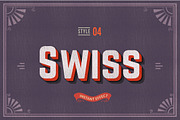 Vintage Text Effects (Illustrator), a Layer Style Add-On by Vector Galore (Thumbnail 6 of 11)