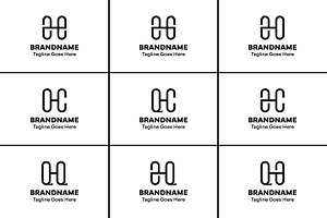 ZHE ZHG ZHO OHC QHC ZHC QHQ ZHQ QHA, a Branding & Logo Template by Pray Art Design Studio