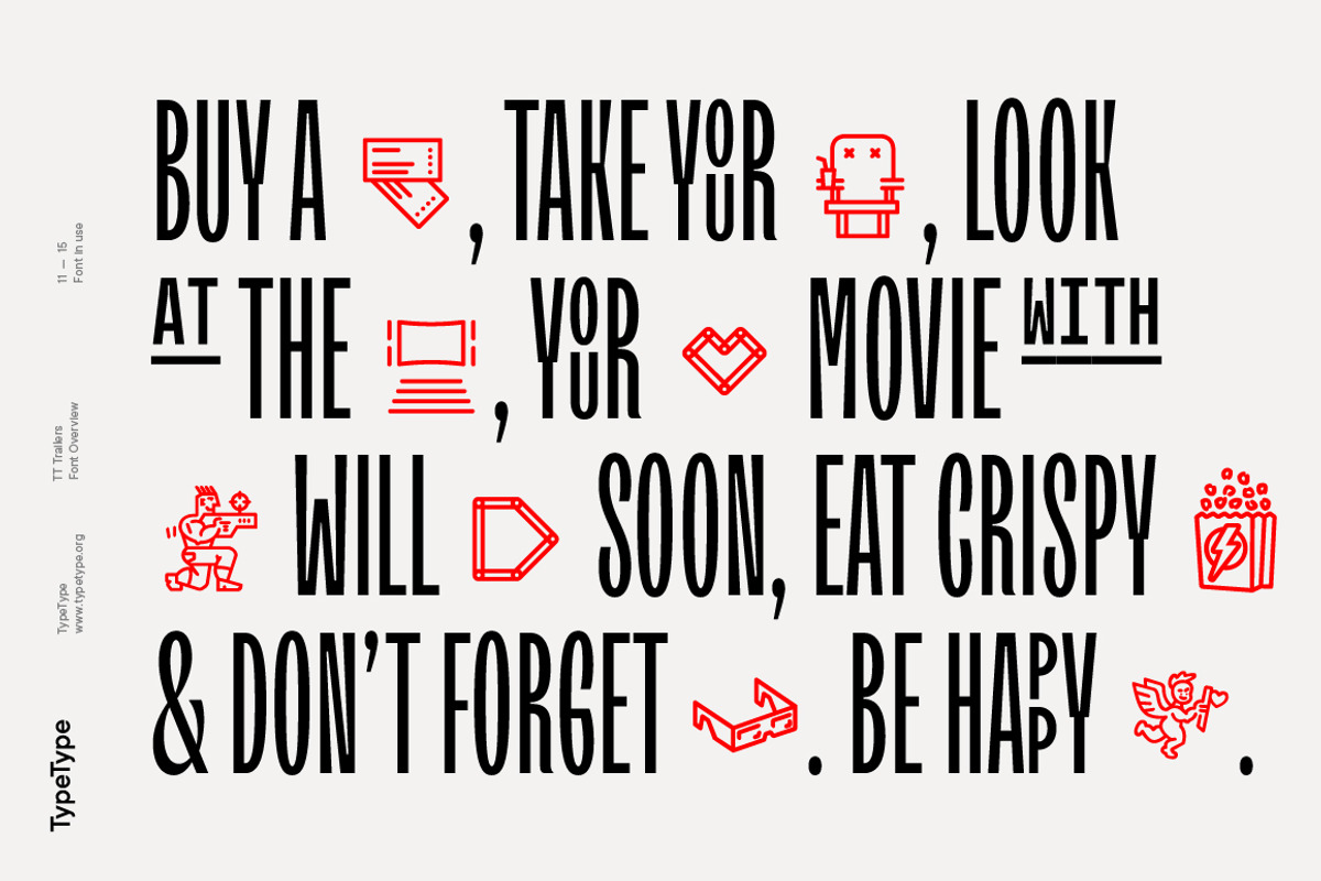 TT Trailers, a Sans Serif Font by TypeType (Photo 11 of 15)
