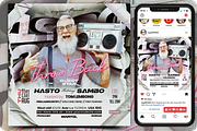 Throw Back 1990 Flyer, a Flyer Template by regalDRAW (Thumbnail 1 of 3)