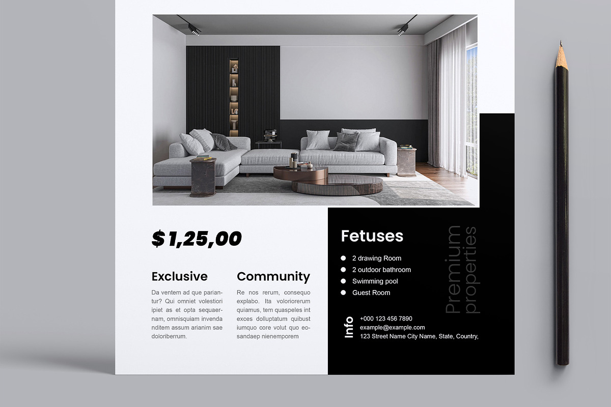 Real Estate Flyer, a Print Template by MightyDesign (Photo 3 of 8)