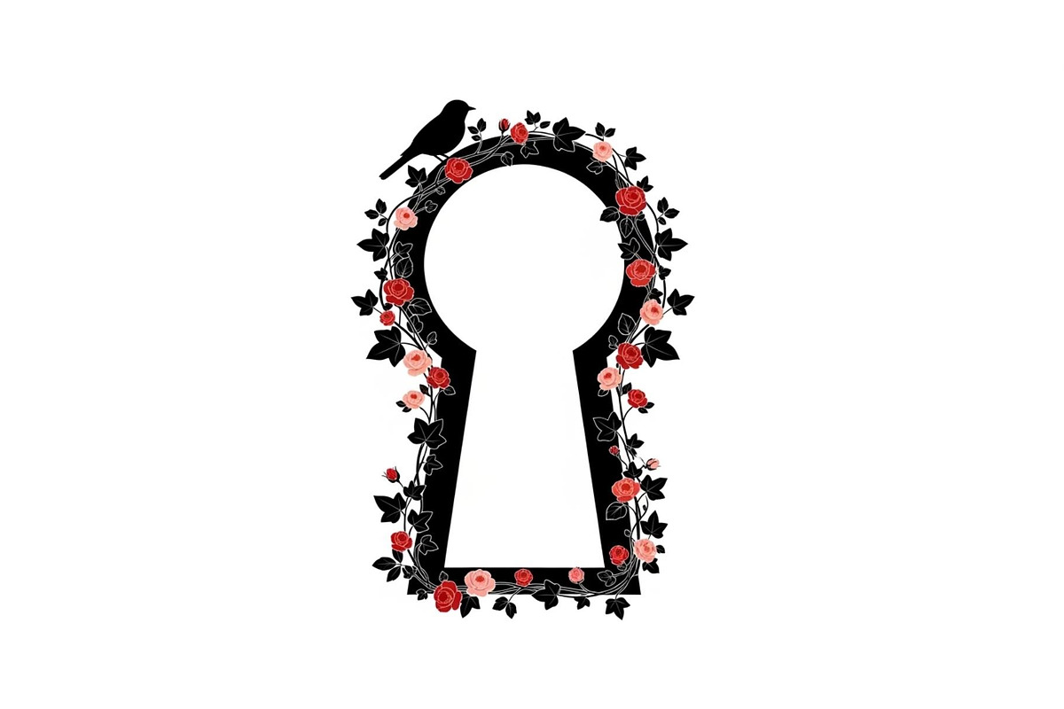 Floral Keyhole Frame SVG Bundle, an Illustration by Designs_River (Photo 10 of 31)