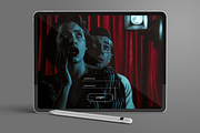 screaming 110+ vintage horror poster, a Wallpaper Graphic by Fox's Monday (Thumbnail 4 of 6)