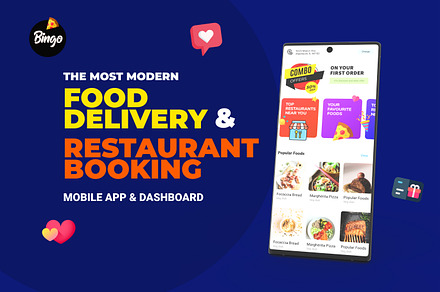 Bingo | Food & Restaurant UI kit