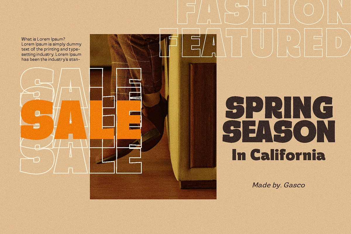 Gasco, a Sans Serif Font by joelmaker (Photo 5 of 23)