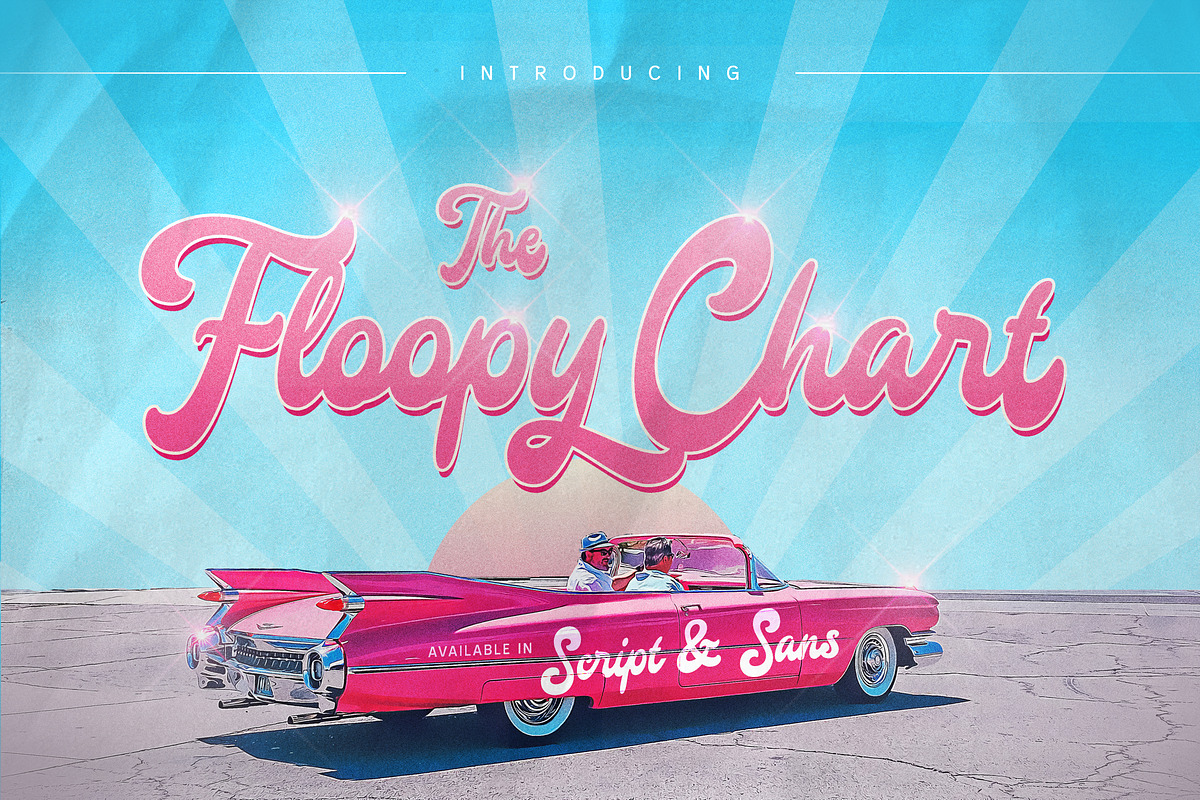 Floopy Chart | Font Duo, a Script Font by Wacaksara Co. (Photo 1 of 7)