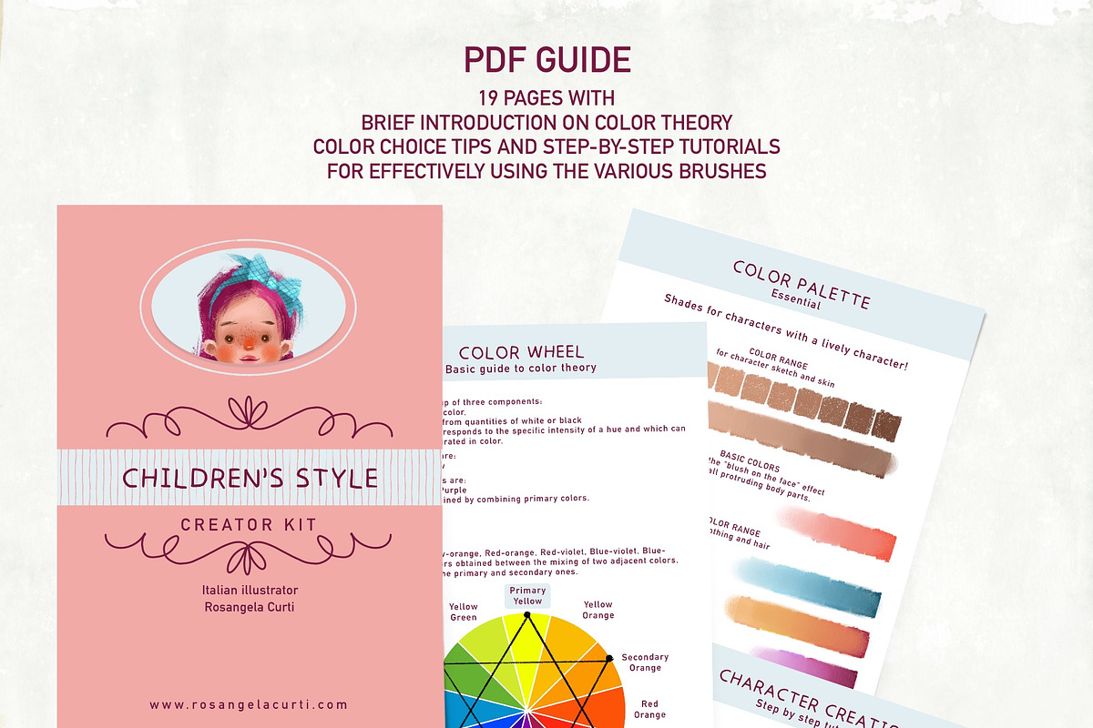 Procreate Children's Character Kit, a Brush Add-On by Rosangela Curti (Photo 14 of 16)