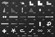 180 abstract vector shapes, an Object Graphic by Valeria Soloveva (Thumbnail 4 of 7)