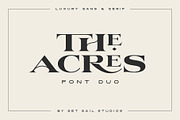 The Acres Font Duo, a Serif Font by Sam Parrett (Thumbnail 1 of 11)