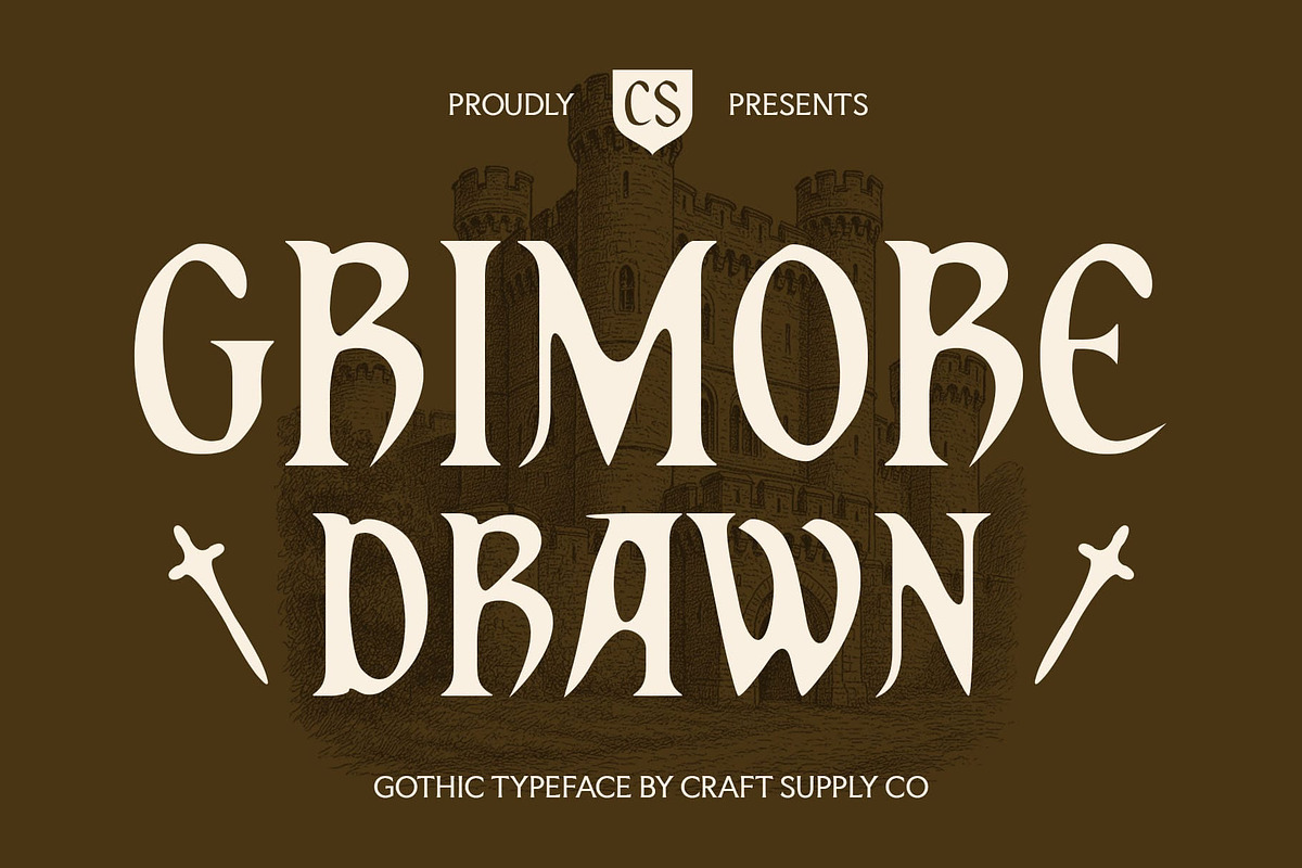 CS Grimore Drawn, a Blackletter Font by Craft Supply Co. (Photo 1 of 8)