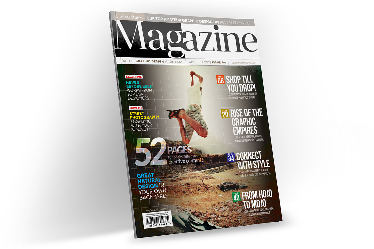 Magazine Template InDesign 04, a Magazine Template by Love Graphic Design (Photo 1 of 34)