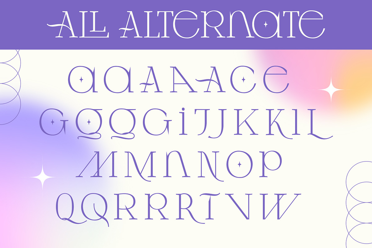 Calang Dreams with Ligatures, a Serif Font by Siwox Studios (Photo 8 of 8)